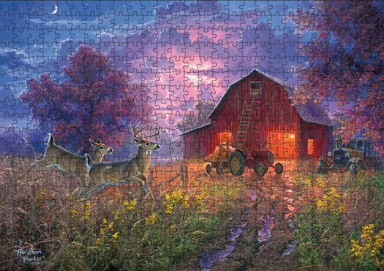 Abraham Hunter: Night Run 500 Piece Puzzle