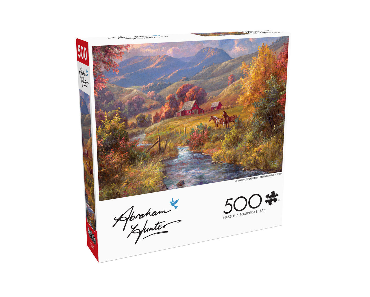 Abraham Hunter: Autumn Ripples 500 Piece Puzzle