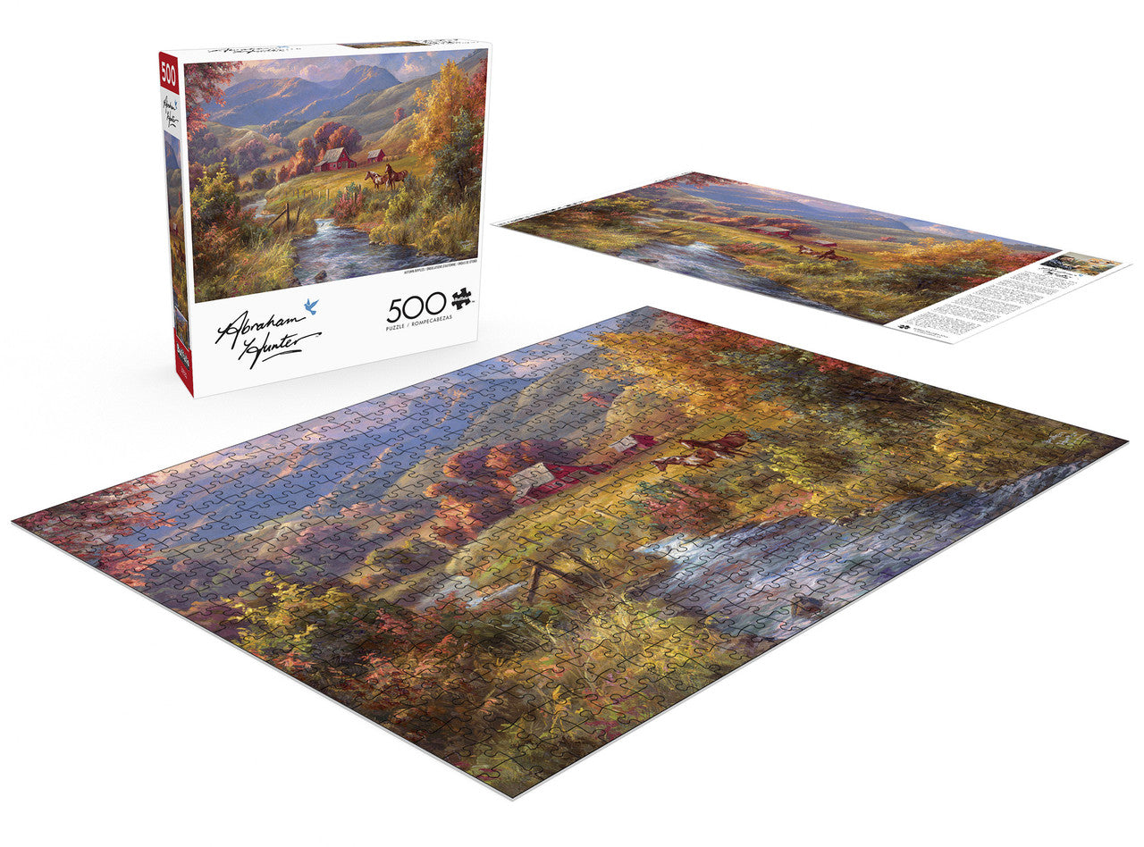 Abraham Hunter: Autumn Ripples 500 Piece Puzzle