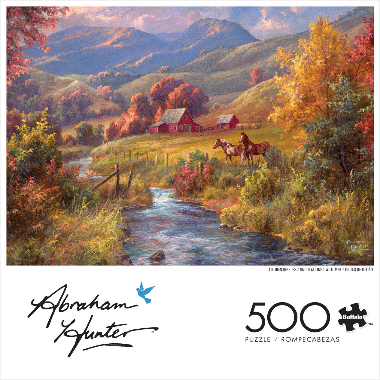 Abraham Hunter: Autumn Ripples 500 Piece Puzzle