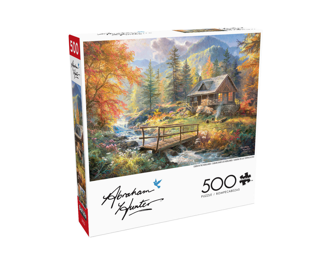 Abraham Hunter: Cabin In The Highlands 500 Piece Puzzle