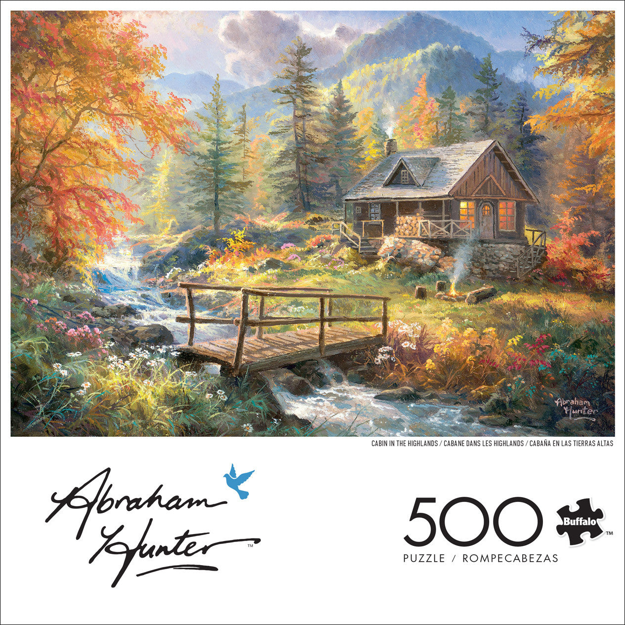 Abraham Hunter: Cabin In The Highlands 500 Piece Puzzle
