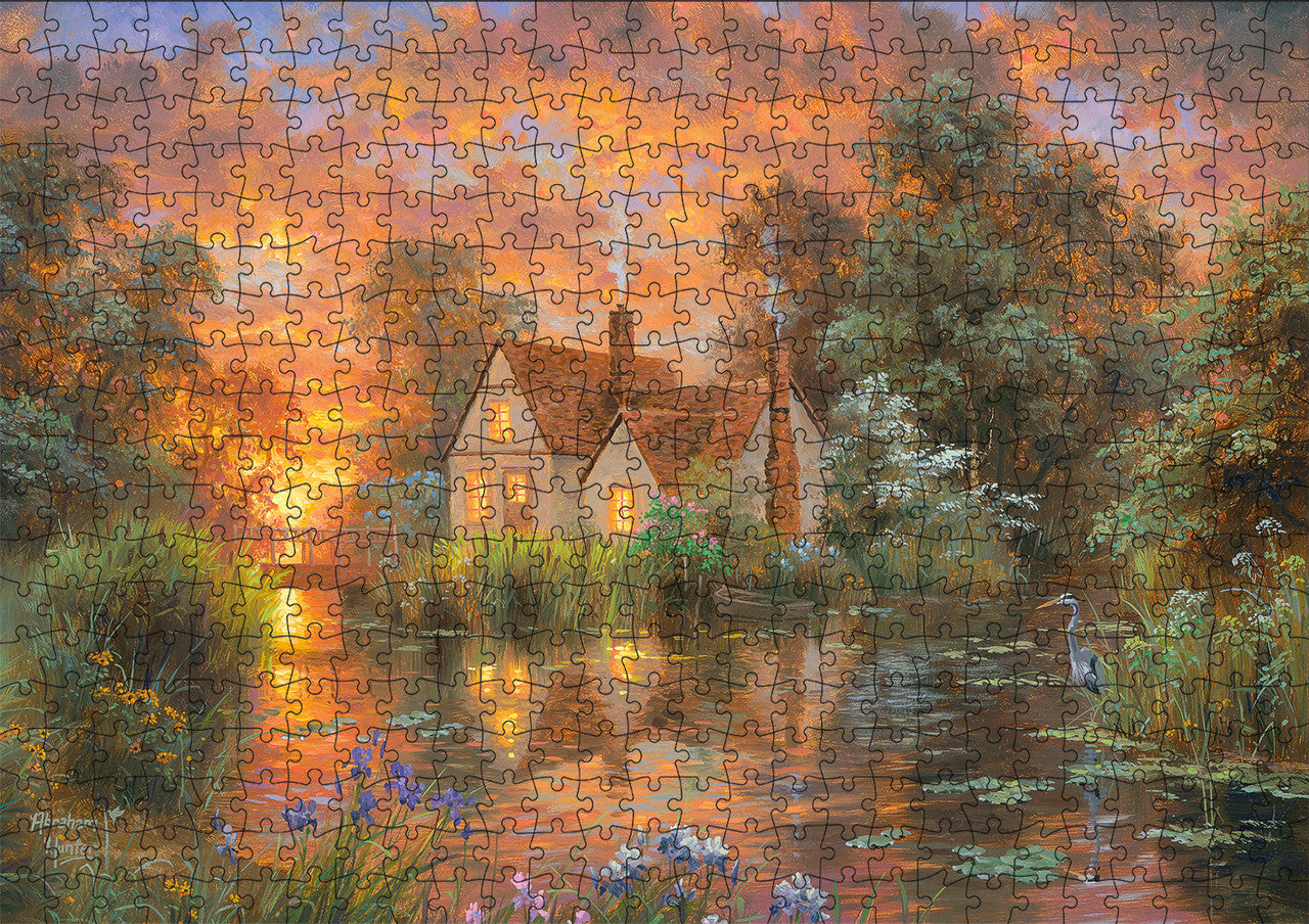 Abraham Hunter: Wetland Cottage 500 Piece Puzzle