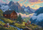 Abraham Hunter: Alpine Farm 500 Piece Puzzle