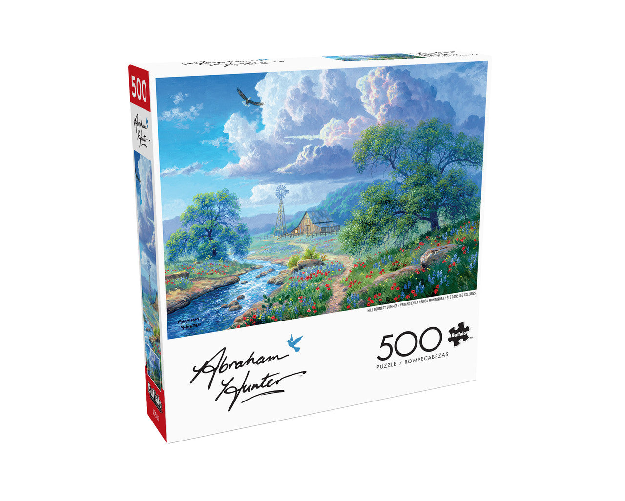 Abraham Hunter: Hill Country Summer 500 Piece Puzzle