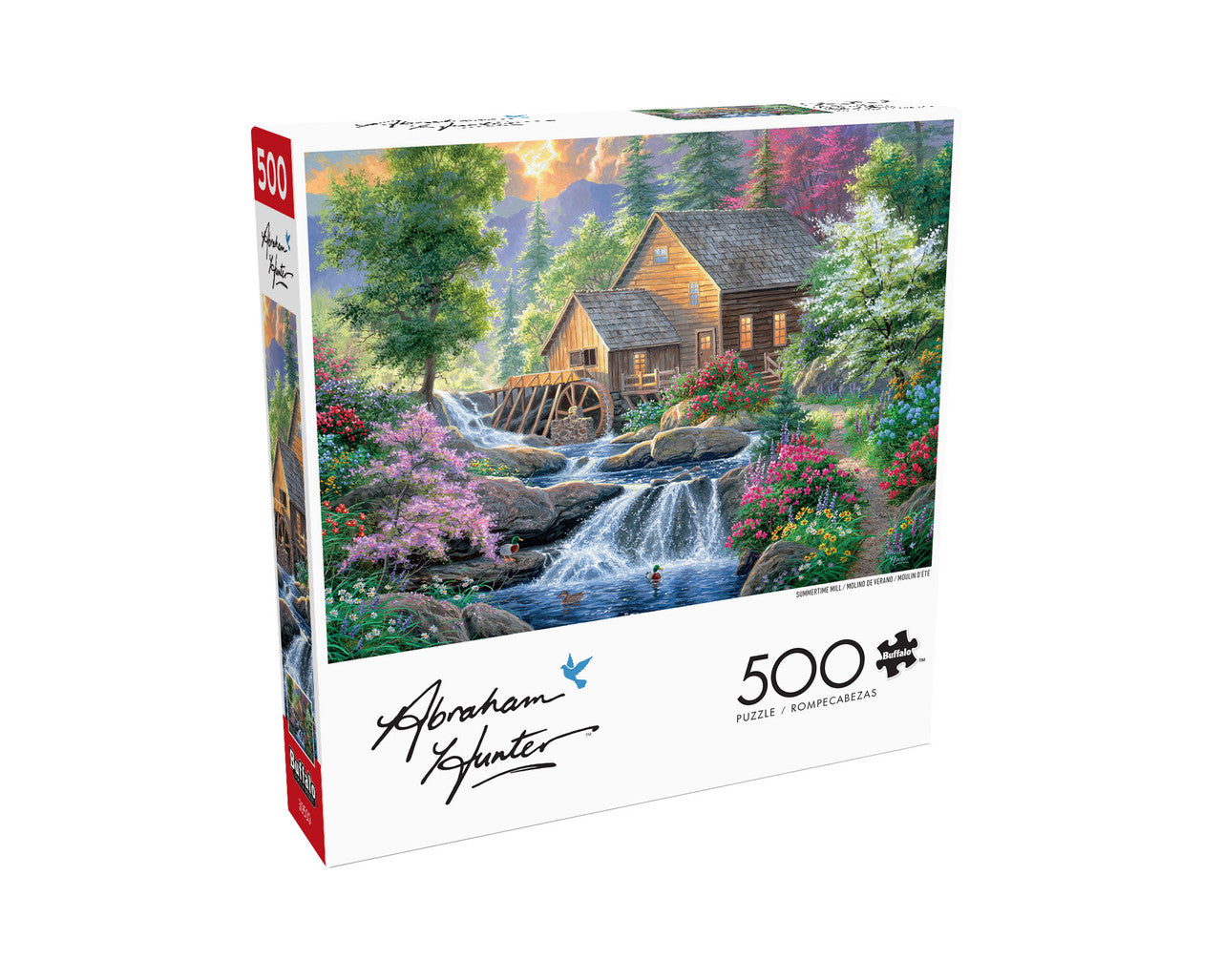 Abraham Hunter: Summertime Mill 500 Piece Puzzle