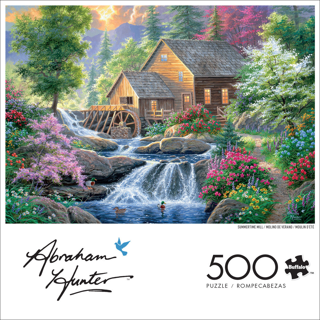 Abraham Hunter: Summertime Mill 500 Piece Puzzle