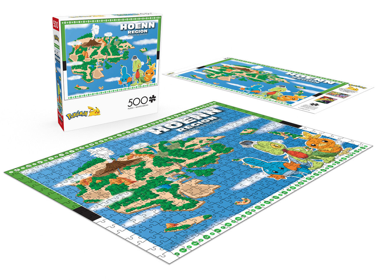 Pokemon - Hoenn Region 500 Piece Puzzle