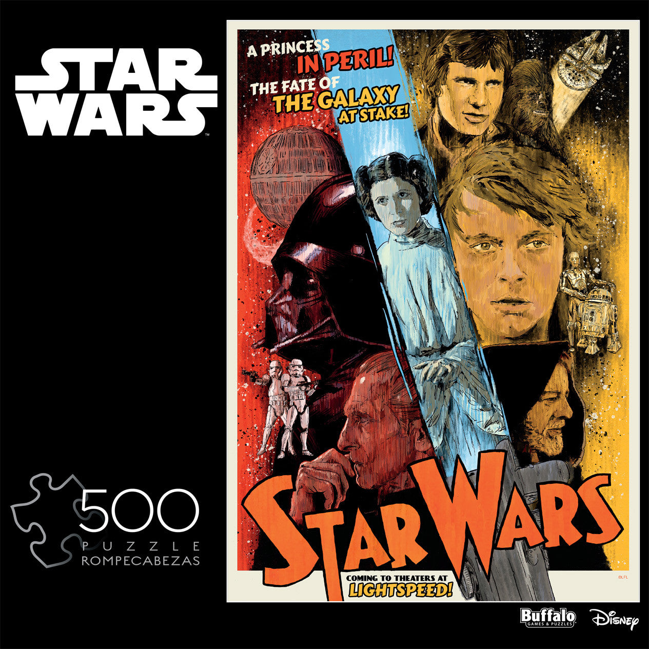 Star Wars - The Fate of the Galaxy At Stake! 500 Piece Puzzle
