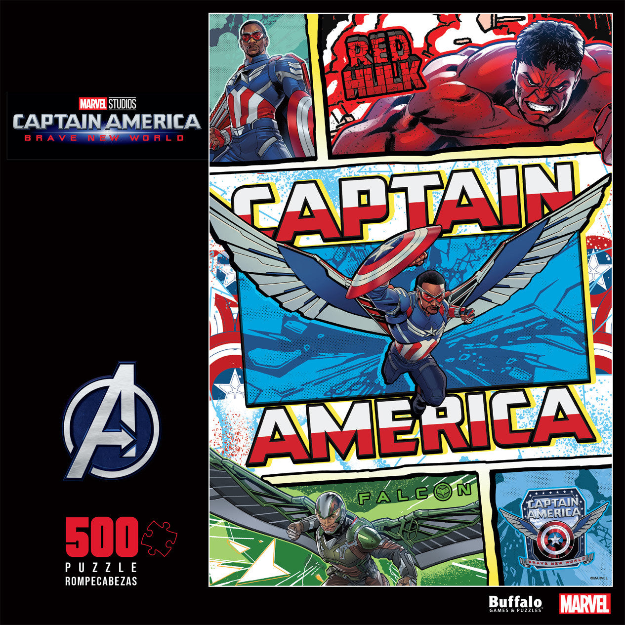 Marvel - Captain America: Brave New World 500 Piece Puzzle