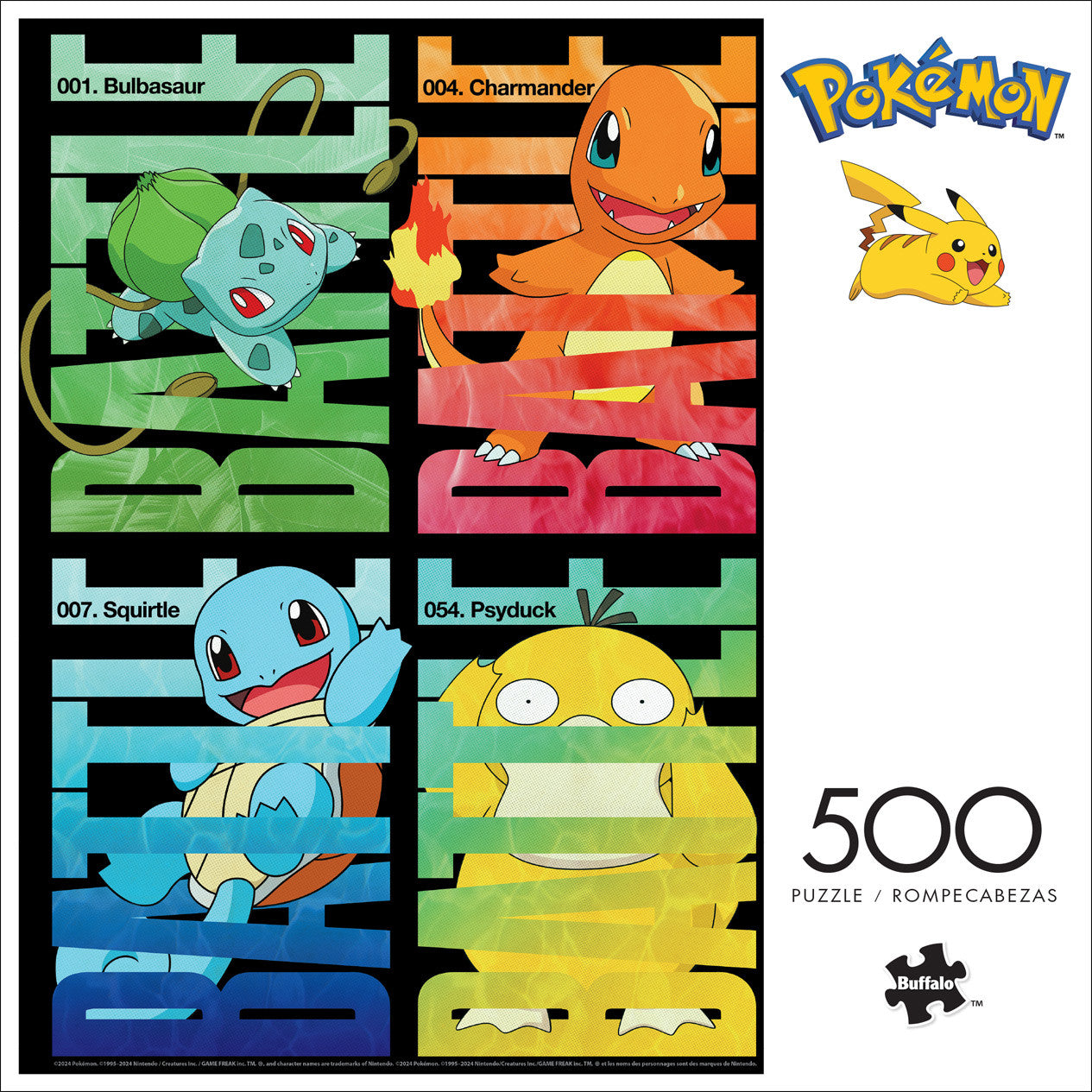 Pokemon Battle 500 Piece Puzzle