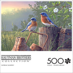 Hautman Brothers: Daybreak Bluebirds 500 Piece Puzzle