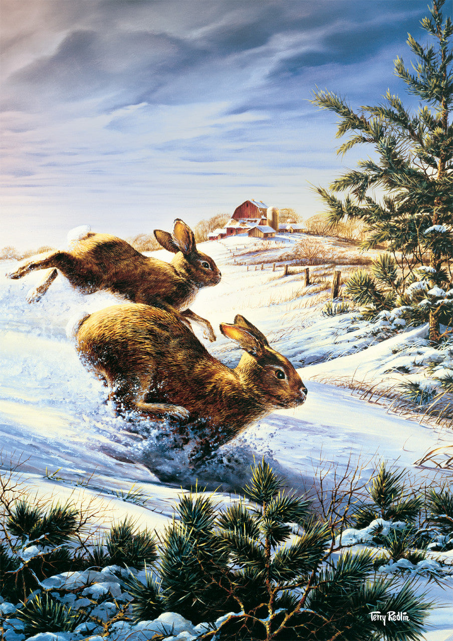 Terry Redlin: Old Glory: Hightailing 500 Piece Puzzle