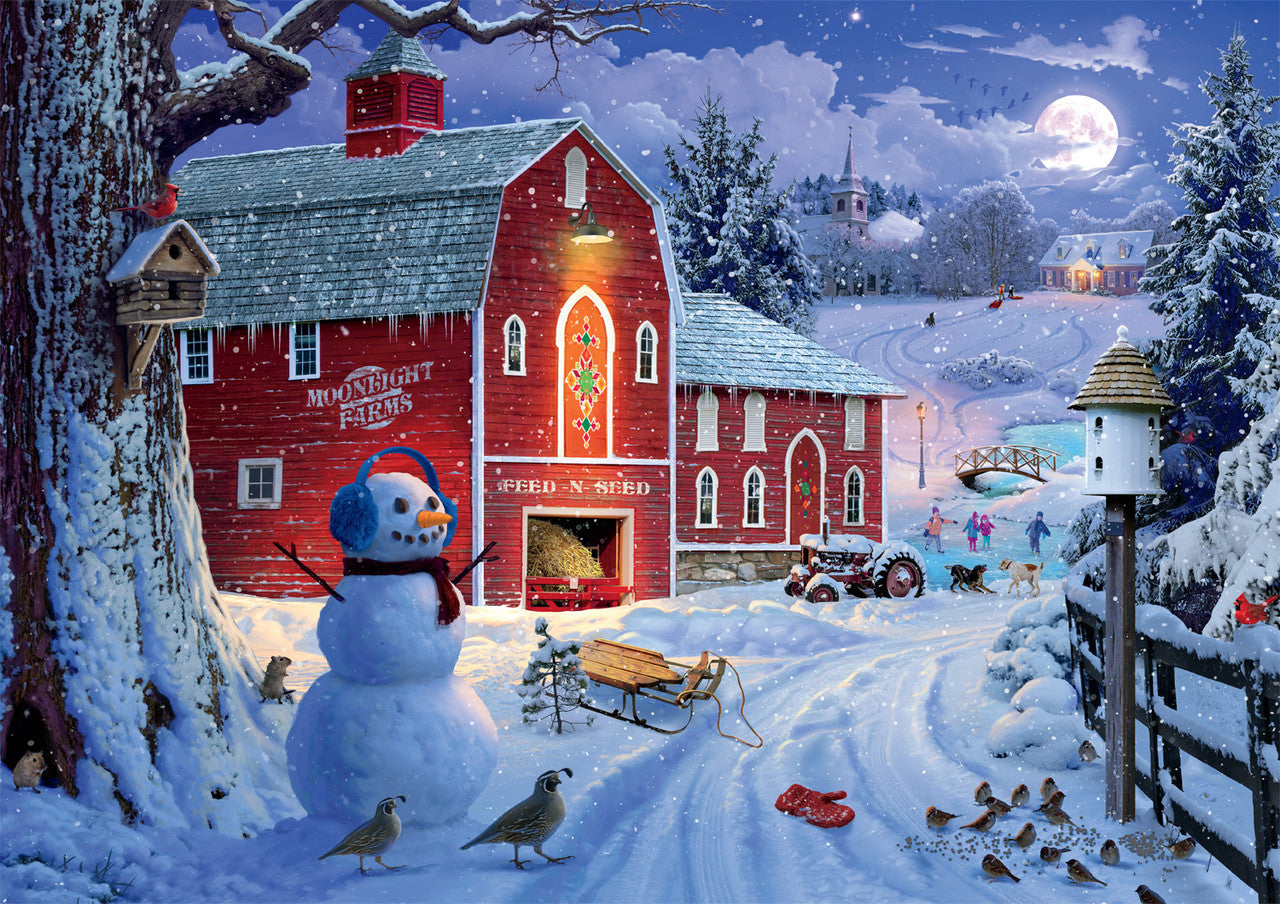 Country Life: Winter Frolic 500 Piece Puzzle