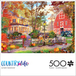 Country Life: Autumn Farmhouse 500 Piece Puzzle