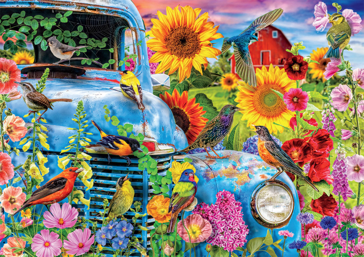 Country Life: Songbirds on the Farm 500 Piece Puzzle
