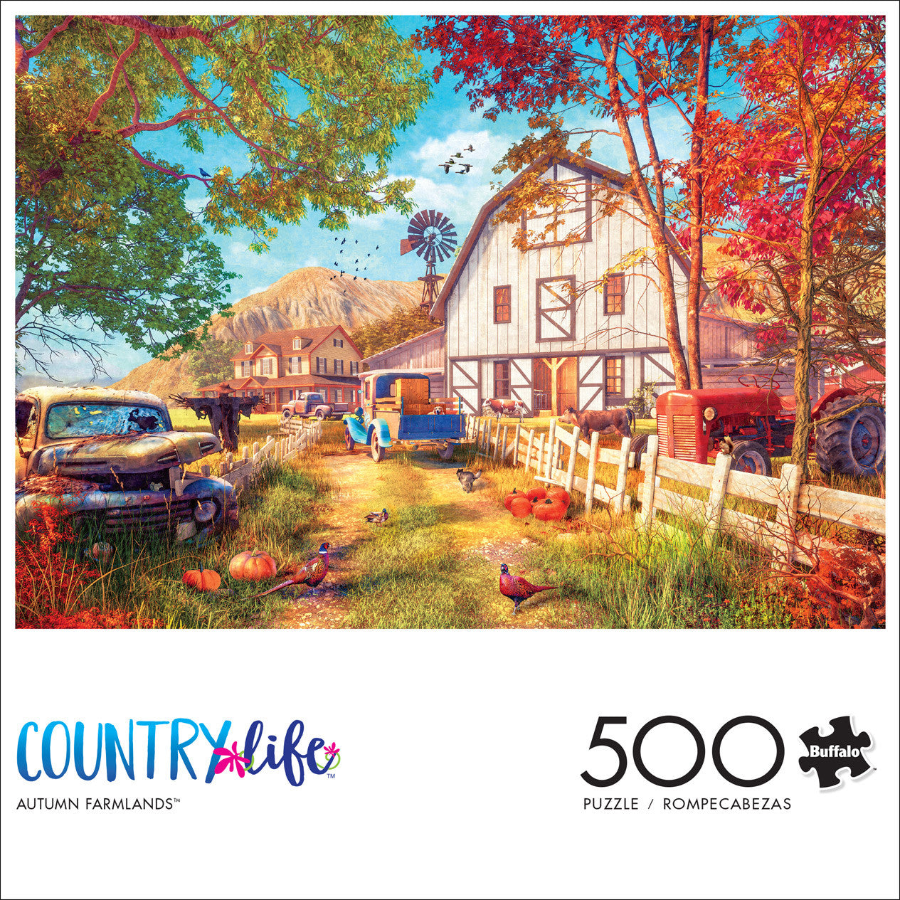 Country Life: Autumn Farmlands 500 Piece Puzzle