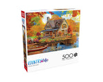 Country Life: Autumn Lake House 500 Piece Puzzle