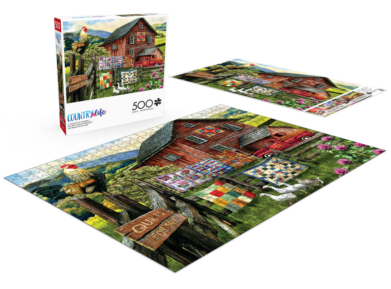 Country Life: A Little Bit of Heaven 500 Piece Puzzle