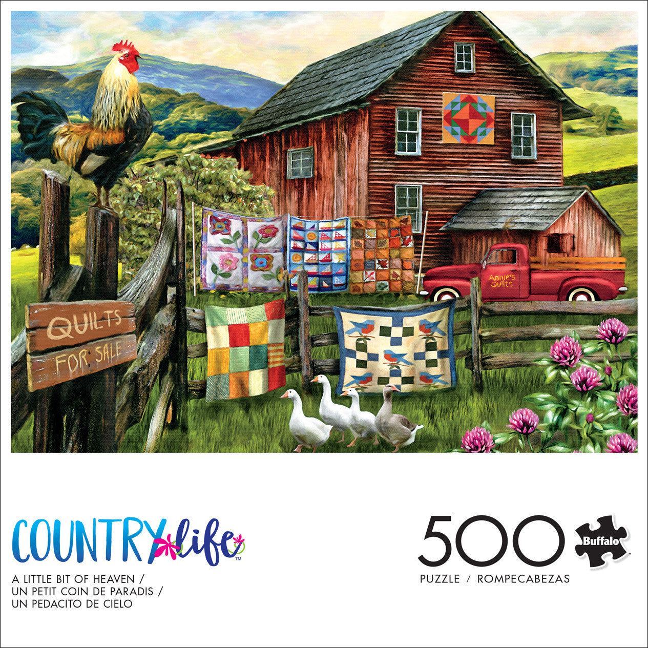 Country Life: A Little Bit of Heaven 500 Piece Puzzle