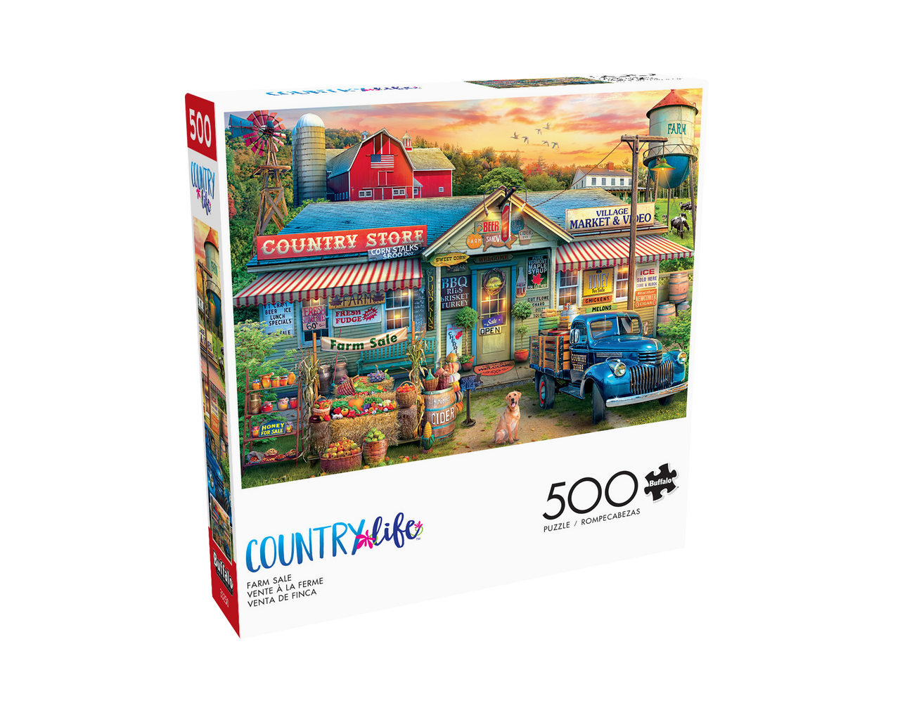 Country Life: Farm Sale 500 Piece Puzzle