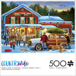Country Life: General Store at Christmas 500 Piece Puzzle