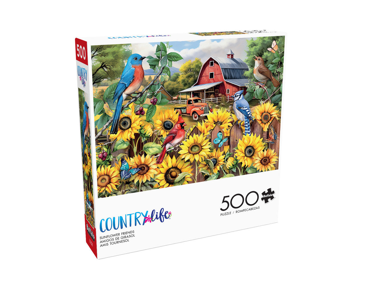 Country Life: Sunflower Friends 500 Piece Puzzle
