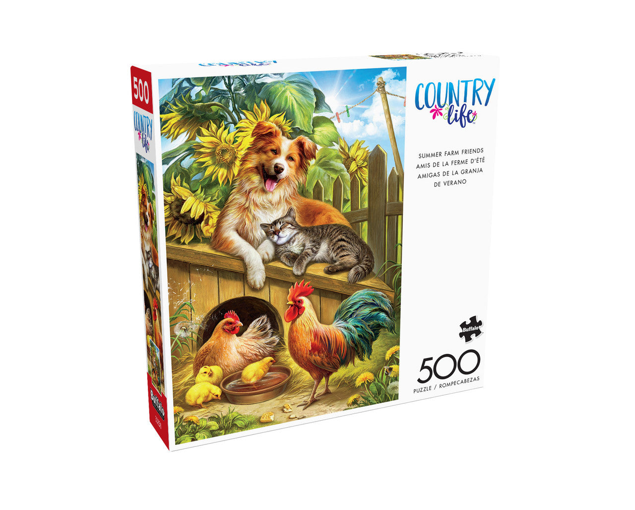 Country Life: Summer Farm Friends 500 Piece Puzzle