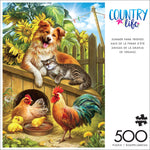 Country Life: Summer Farm Friends 500 Piece Puzzle