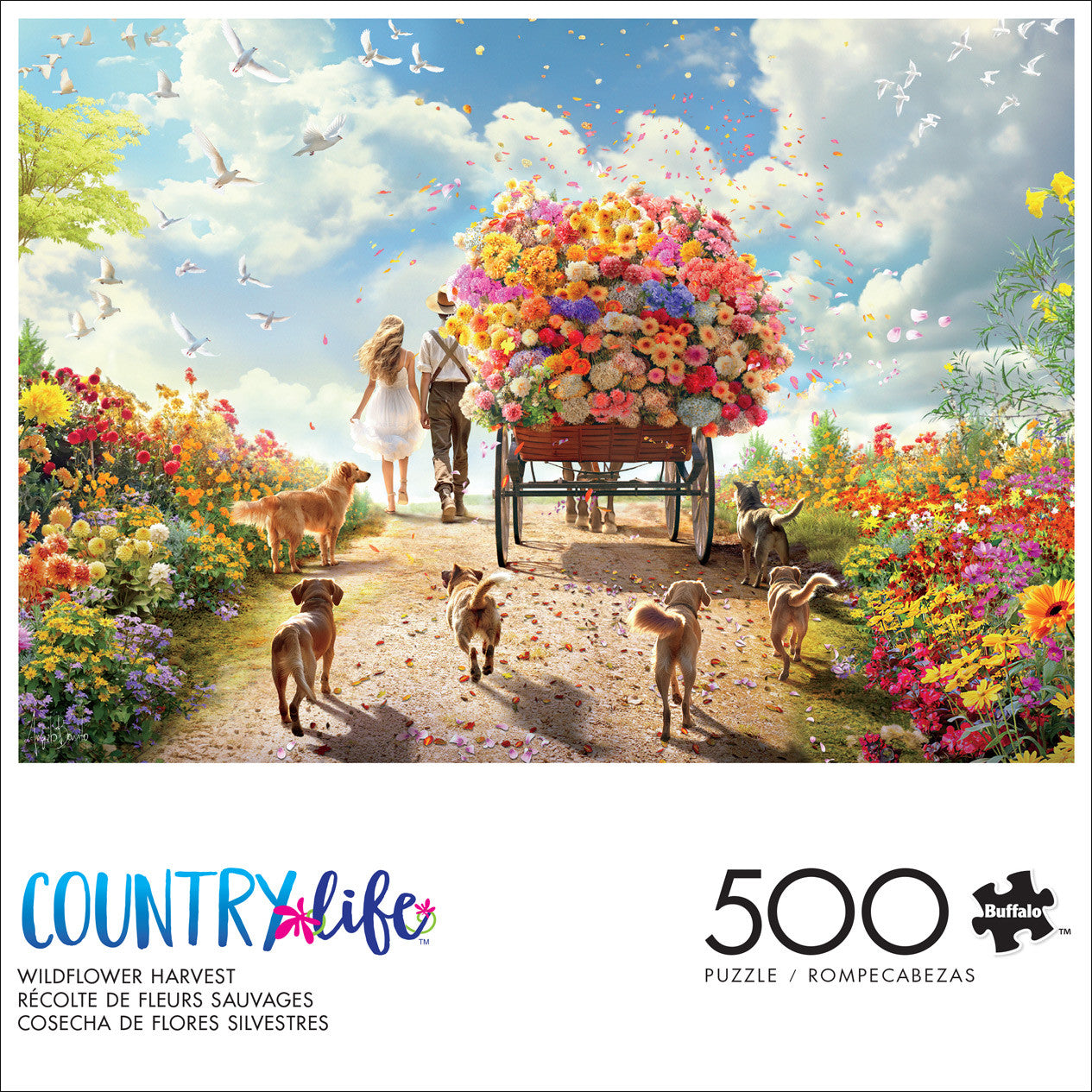 Country Life: Wildflower Harvest 500 Piece Puzzle