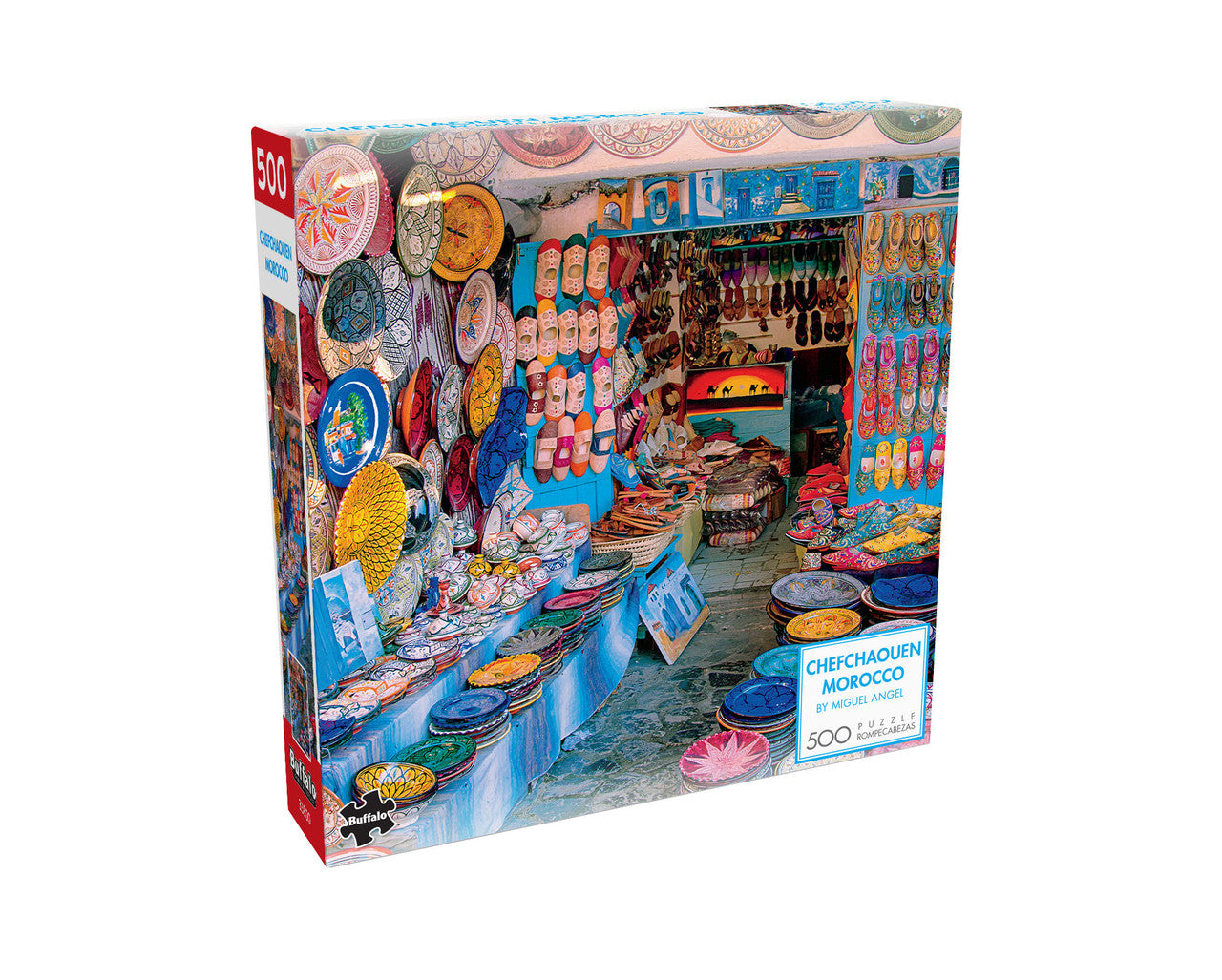 Miguel Angel: Chefchaouen Morocco 500 Piece Puzzle