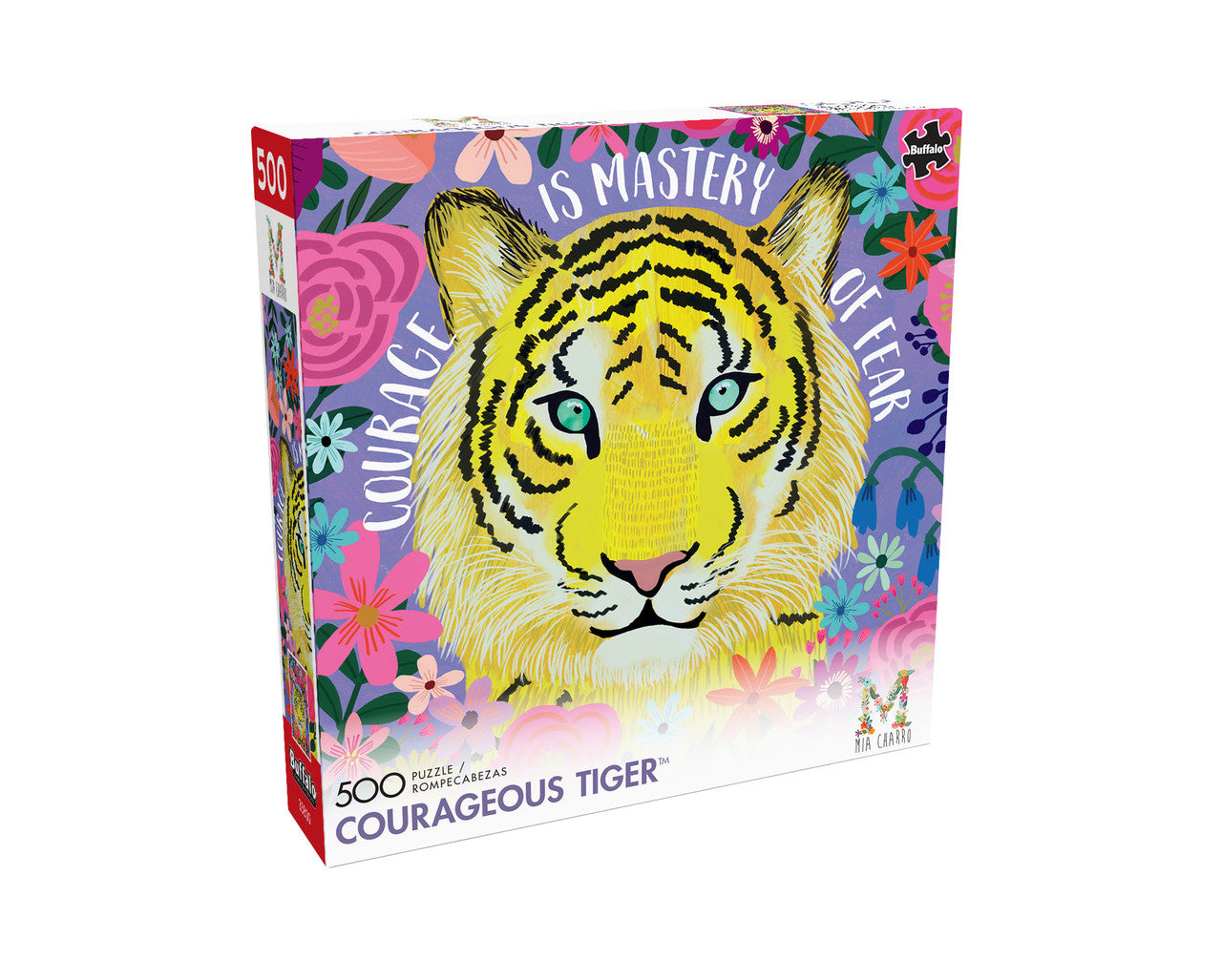 Mia Charro: Courageous Tiger 500 Piece Puzzle