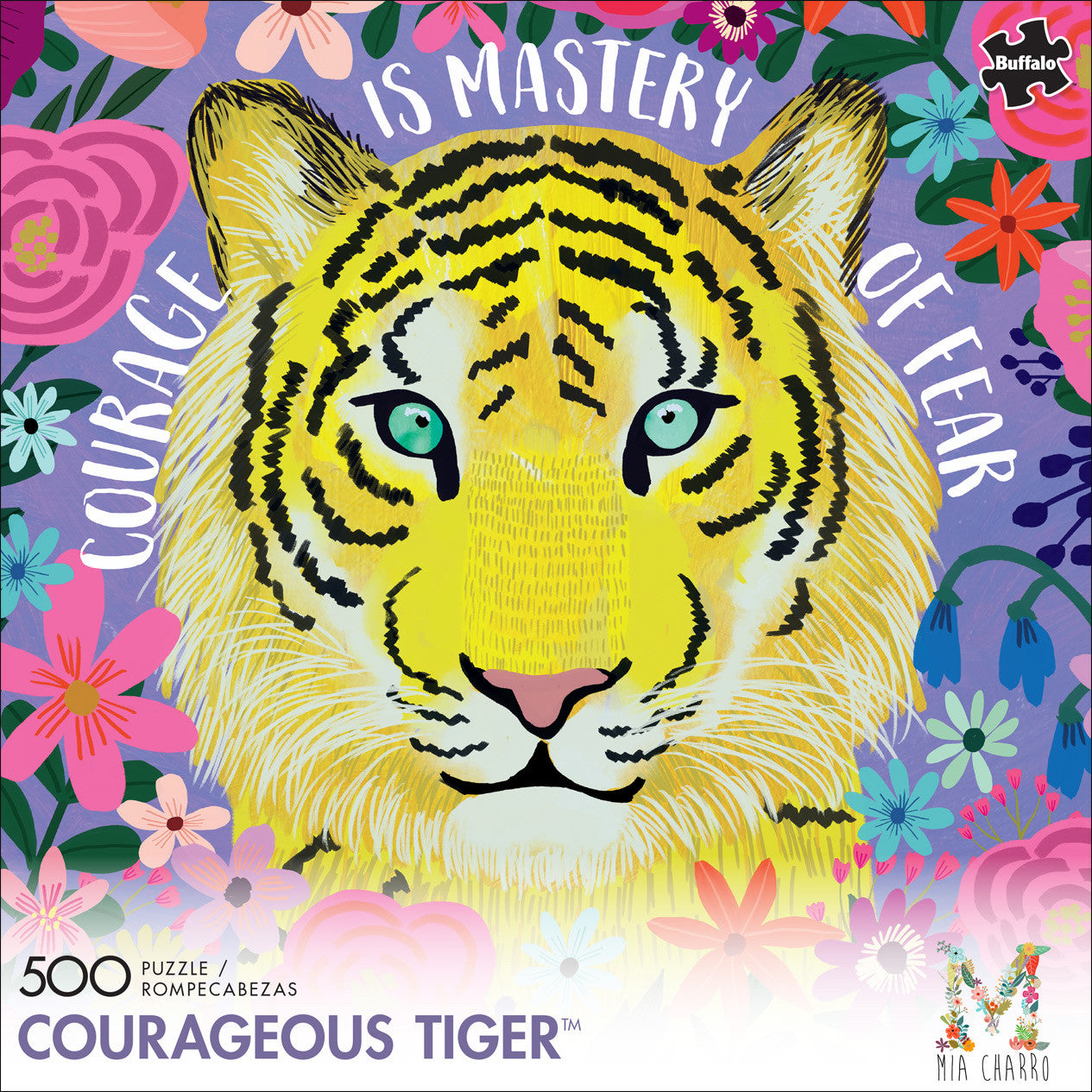 Mia Charro: Courageous Tiger 500 Piece Puzzle