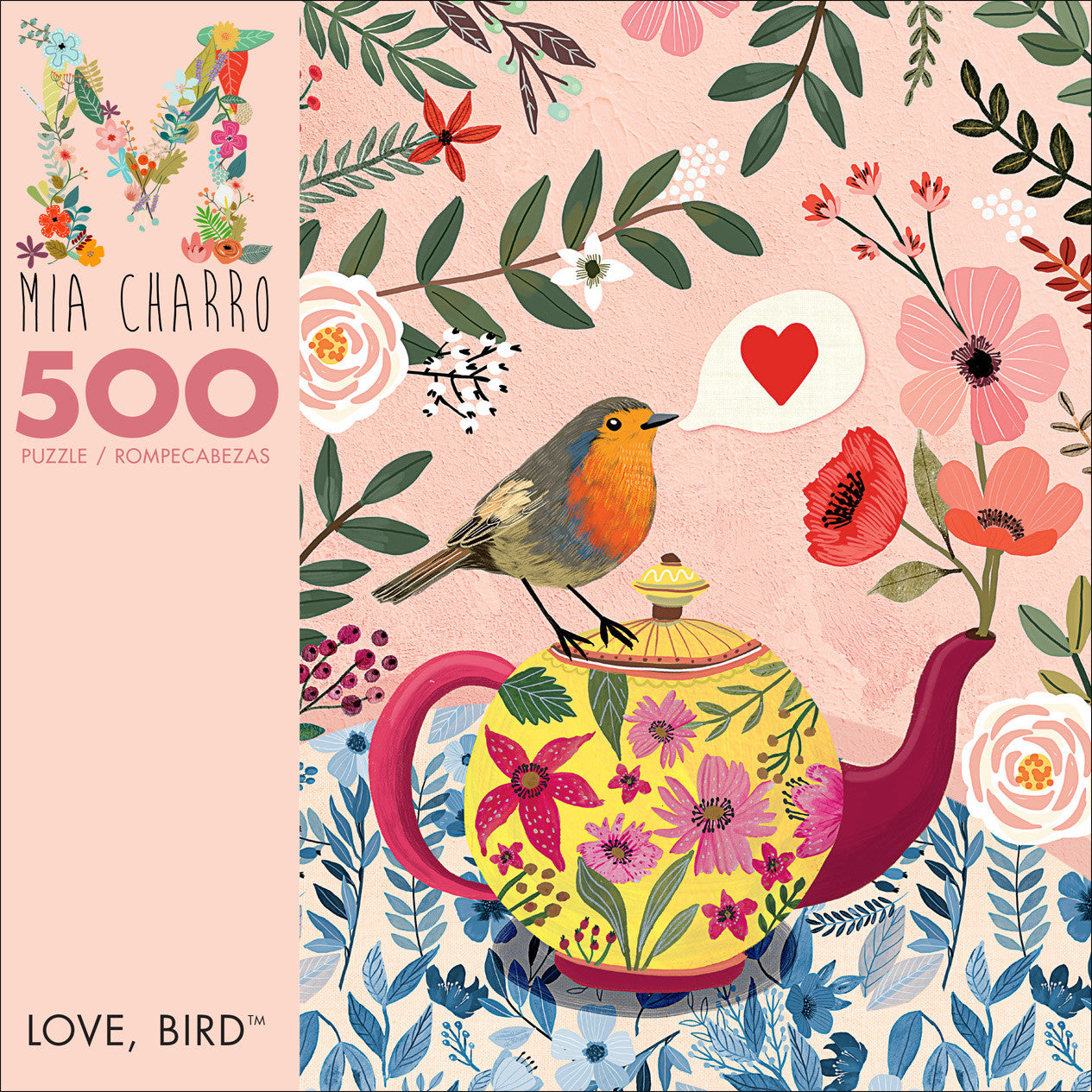 Mia Charro: Love, Bird 500 Piece Puzzle