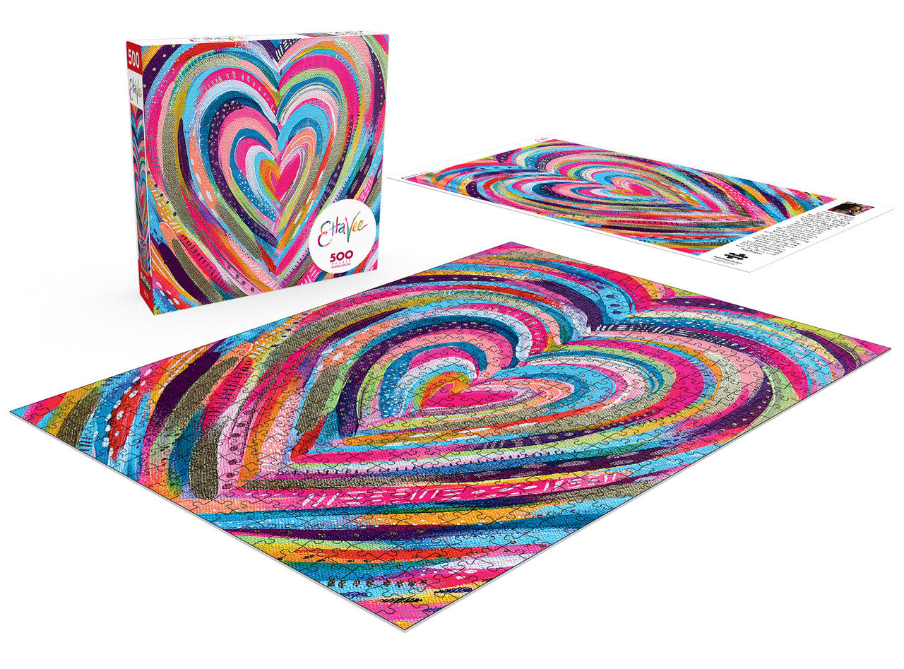 Ettavee: Bright Heart 500 Piece Puzzle