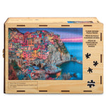 Wood Puzzle: Cinque Terre 500 Piece Puzzle