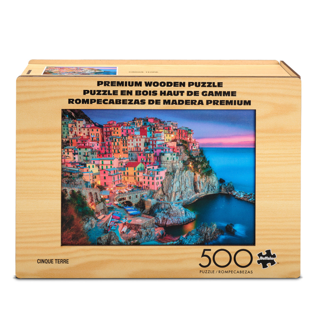 Wood Puzzle: Cinque Terre 500 Piece Puzzle