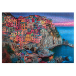 Wood Puzzle: Cinque Terre-Whimsy Pieces 500 Piece Puzzle