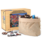 Wood Puzzle: Cinque Terre-Whimsy Pieces 500 Piece Puzzle