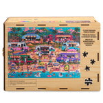 Wood Puzzle: Hawaiian Food Truck Festival 500 Piece Puzzle