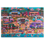 Wood Puzzle: Hawaiian Food Truck Festival 500 Piece Puzzle