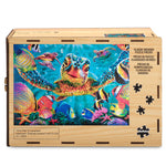 Wood Puzzle: Tiny Bubbles 500 Piece Puzzle