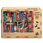 Wood Puzzle: Charles Wysocki: Frederick the Literate-Whimsy Pieces 500 Piece Puzzle