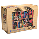 Wood Puzzle: Charles Wysocki: Frederick the Literate-Whimsy Pieces 500 Piece Puzzle