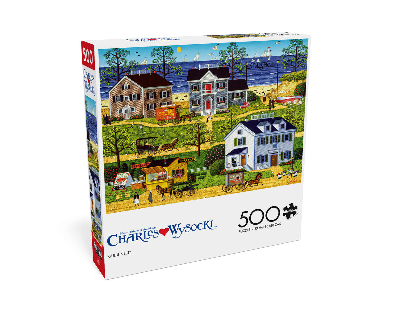 Charles Wysocki: AMERICANA: Gull's Nest 500 Piece Puzzle