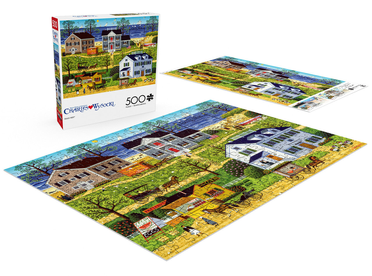 Charles Wysocki: AMERICANA: Gull's Nest 500 Piece Puzzle