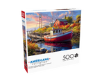 AMERICANA: Old Boathouse 500 Piece Puzzle