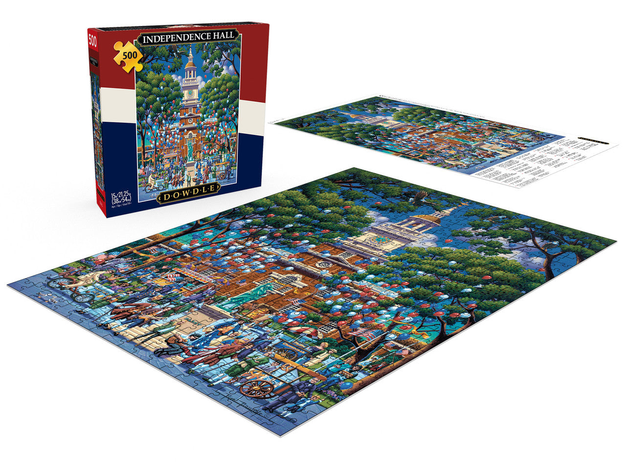 Eric Dowdle Independence Hall 500 Piece Puzzle