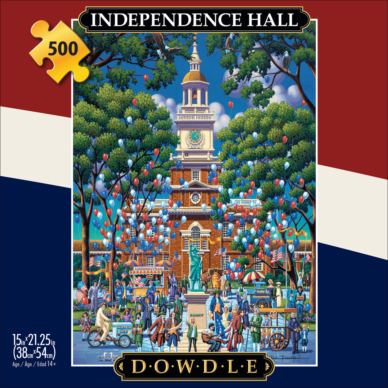 Eric Dowdle Independence Hall 500 Piece Puzzle
