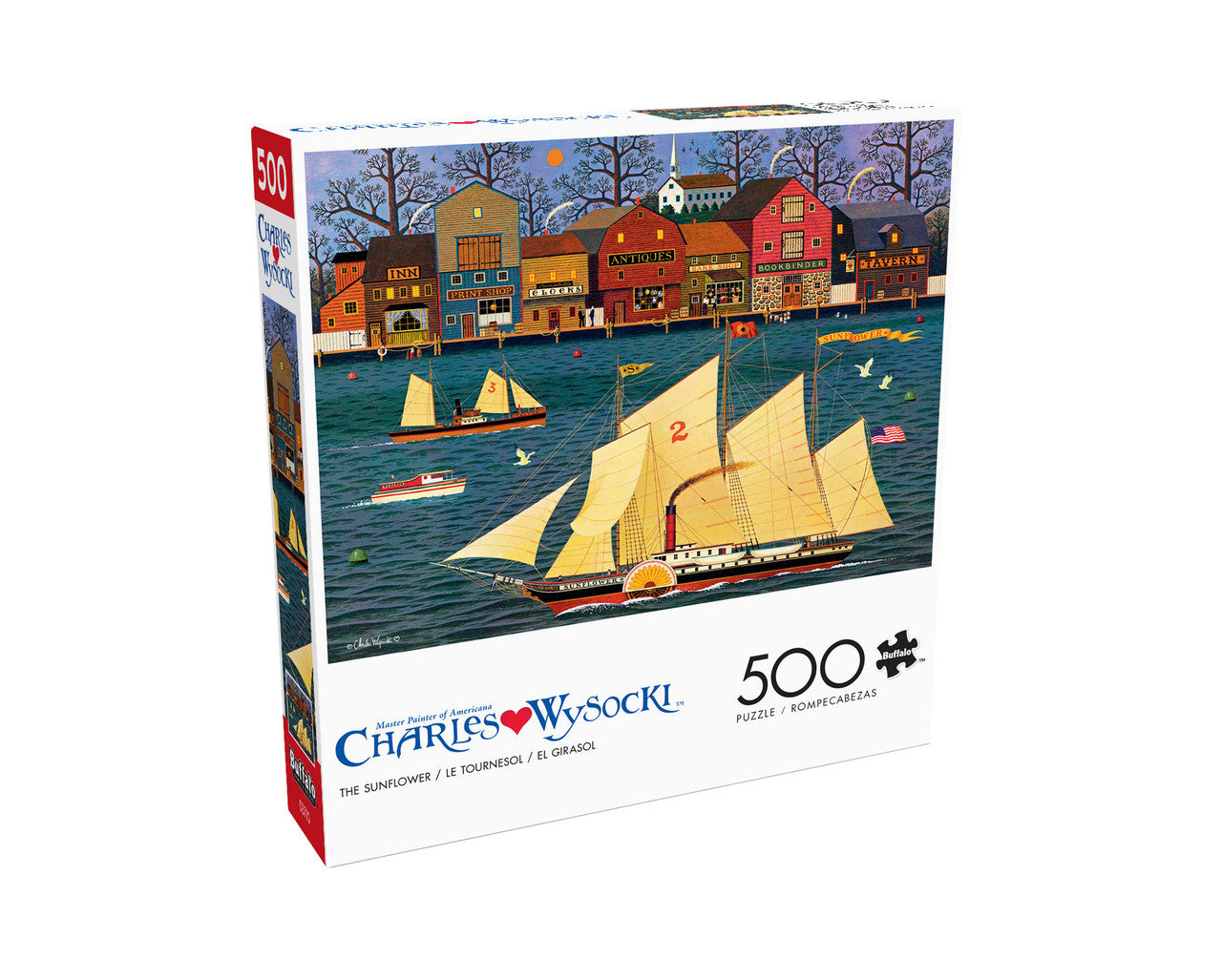 Chares Wysocki: AMERICANA - The Sunflower 500 Piece Puzzle